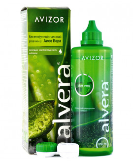Раствор для линз Alvera with Aloe vera 350 ml