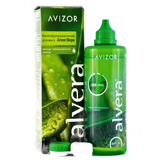 Раствор для линз Alvera with Aloe vera 350 ml
