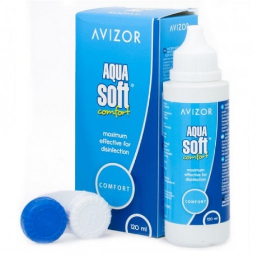 Раствор для линз Aqua Soft comfort+ 120 ml