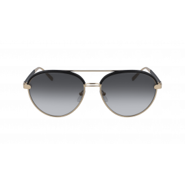 женские солнцезащитные очки S.FERRAGAMO  SF 229SL 786  Rose Gold/Black Leather