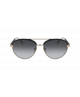 женские солнцезащитные очки S.FERRAGAMO  SF 229SL 786  Rose Gold/Black Leather