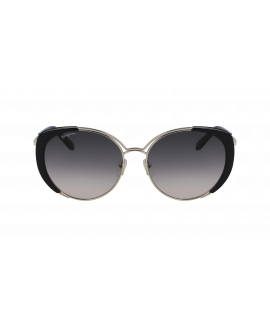 женские солнцезащитные очки S.FERRAGAMO  SF207S - Light Gold/Black 733