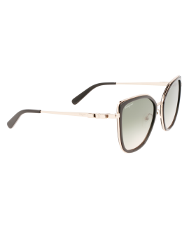 женские солнцезащитные очки S.FERRAGAMO  SF293S 771 ROSE GOLD/BLACK