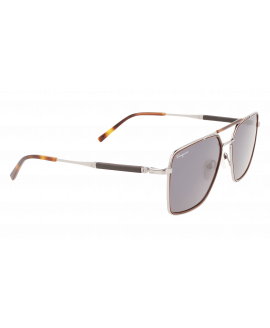 мужские солнцезащитные очки S.FERRAGAMO  SF298S 037 DARK RUTHEINIUM / BROWN