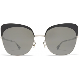 женские солнцезащитные очки MYKITA  ANNELI SILVER/BLACK COL.052