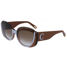 женские солнцезащитные очки CHLOE  CE754S - Nube/brown 286