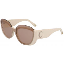 женские солнцезащитные очки CHLOE  CE754S - Nude/Ivory 110