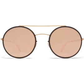 женские солнцезащитные очки MYKITA  HELENA CHAMPAGNEGOLD/Darkbrown col.285