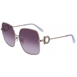 женские солнцезащитные очки S.FERRAGAMO  SF 243SR Rose Gold/Purple Gradient 691