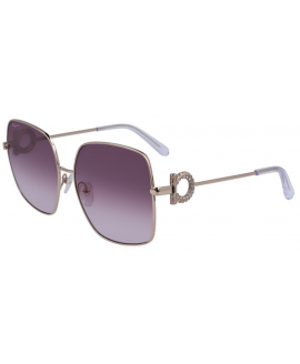 женские солнцезащитные очки S.FERRAGAMO  SF 243SR Rose Gold/Purple Gradient 691