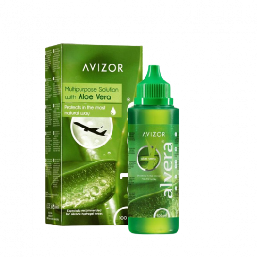 Раствор для линз Alvera with Aloe vera 100 ml
