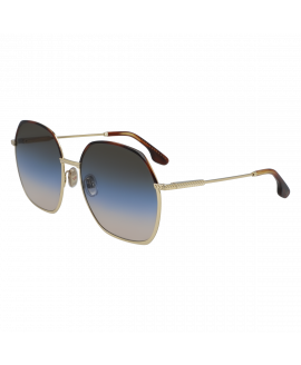 женские солнцезащитные очки VICTORIYA  VB206S - Gold/Blue 720