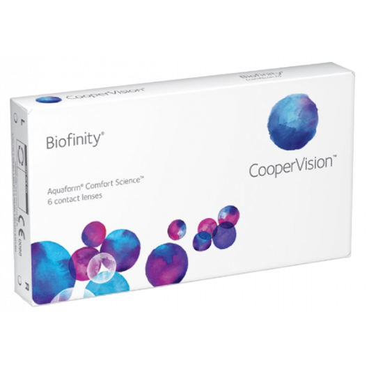 Контактные линзы CooperVision BIOFINITY диоптрия -2,00 на срок 1 месяц