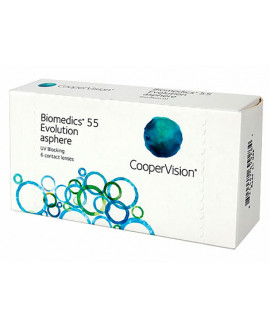 Контактные линзы CooperVision BIOMEDICS  55 EVOLUTION диоптрия -0,75 на срок 1 месяц