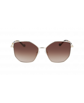 женские солнцезащитные очки LIU JO  LJ144S - 718  Gold Shiny