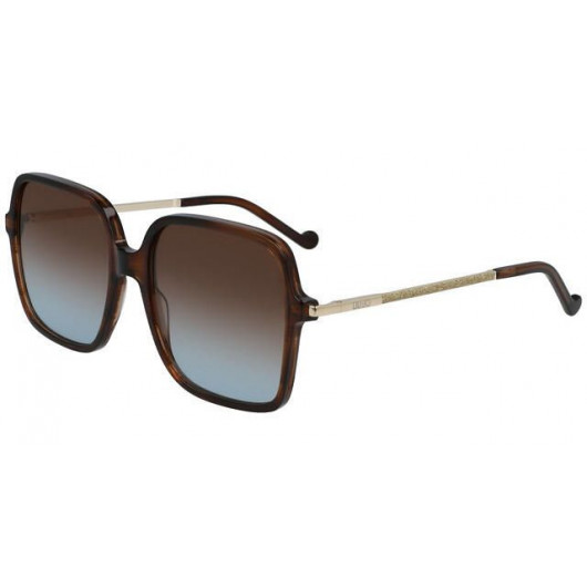 женские солнцезащитные очки LIU JO  LJ 734S Striped Brown 265