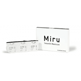 Контактные линзы Menicon MIRU Miru 1 MONTH 8.3 6шт. диоптрия -2.25 на срок 1 месяц