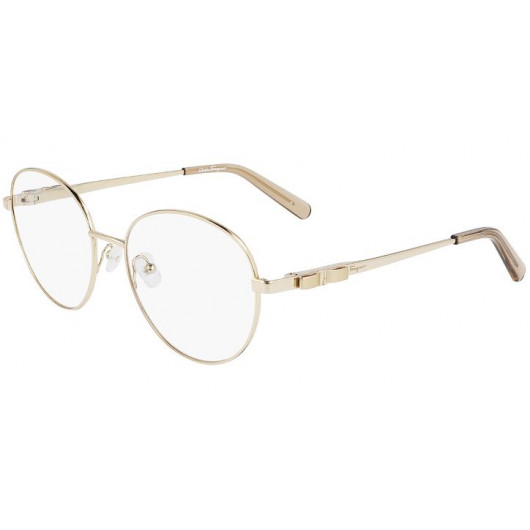 женские очки для зрения S.FERRAGAMO  SF2202-SHINY YELLOW GOLD 756