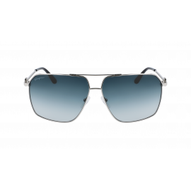 мужские солнцезащитные очки S.FERRAGAMO  SF 238S 081 SHINY LIGHT RUTHENIUM