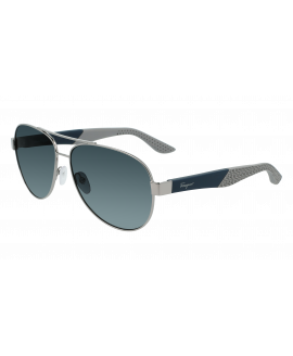 мужские солнцезащитные очки S.FERRAGAMO  SF275S 021 SHINY LIGHT RUTHERIUM