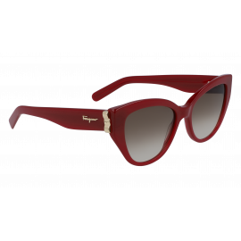 женские солнцезащитные очки S.FERRAGAMO  SF969S - 653 Opaline Wine