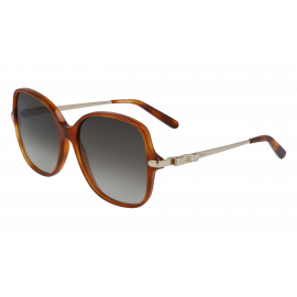 женские солнцезащитные очки S.FERRAGAMO  SF990SR - 214 TORTOISE