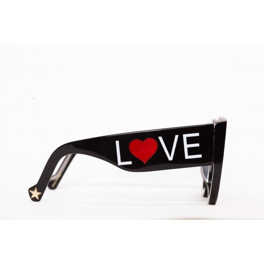 женские солнцезащитные очки CATHERINE  CHARLOTTE LOVE BLACK G9S/F