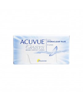 Контактные линзы Johnson & Johnson ACUVUE OASYS WITH HYDRACLEAR PLUS диоптрия +2,50 на срок 2 недели