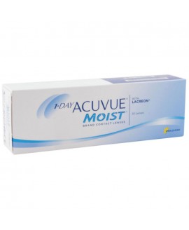 Контактные линзы Johnson & Johnson 1-DAY ACUVUE MOIST диоптрия -9,50 на срок 1 день